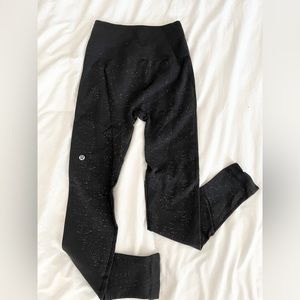 Lululemon Black & Speckled Leggings